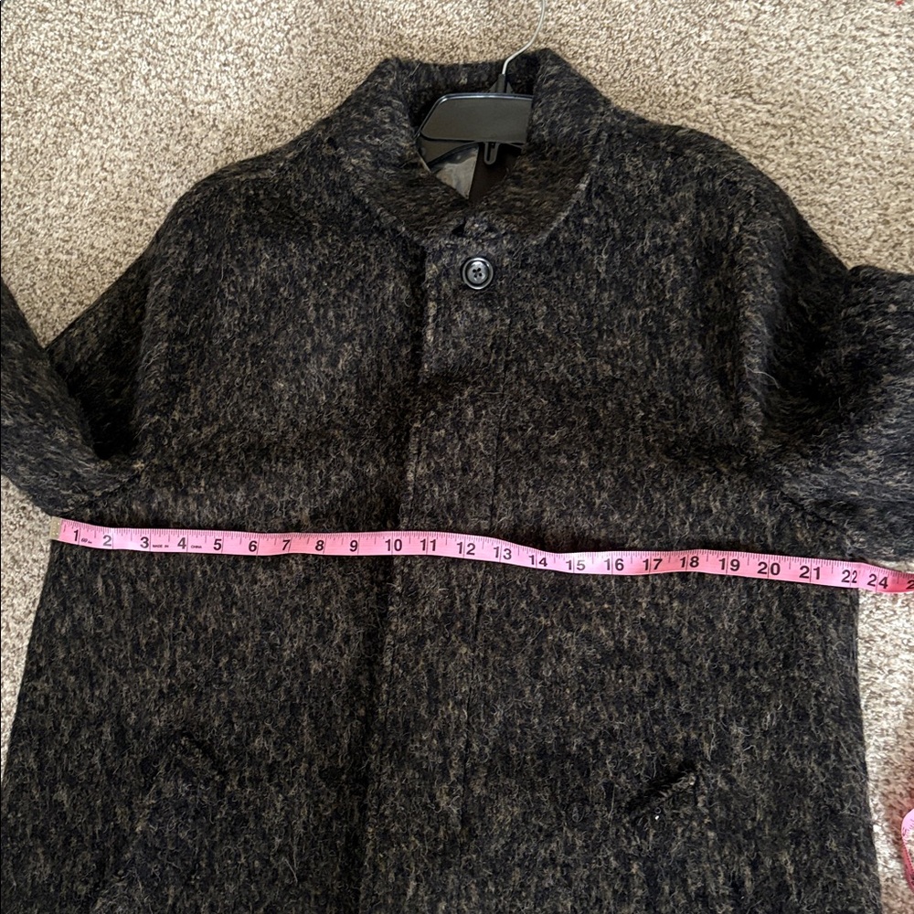 NEW WITH TAGS J. Crew Ludlow 40R Italian Wool Car Coat in Dark Grey Charcoal - Picture 9 of 10